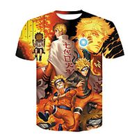 Inspired by Naruto Hatake Kakashi Anime Cartoon Polyester  Cotton Blend 3D 3D Harajuku Graphic T-shirt For Women's  Men's Lightinthebox - thumbnail