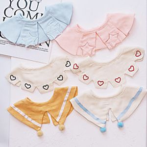 Baby's Ins Nordic Style 360 Round Rotating Baby Bib Gauze Bib Baby Saliva Towel Three Sets Of Fake Collar Lightinthebox