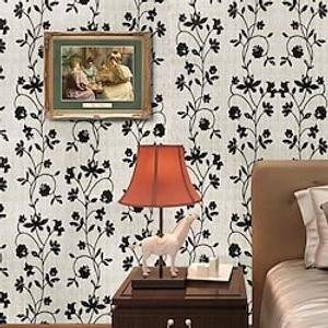 Floral Wallpaper Peel and Stick Wall Sticker European French Vintage Broken Flower Removable Contact Paper for Nursery Decorations 17.72inx74.78in Lightinthebox