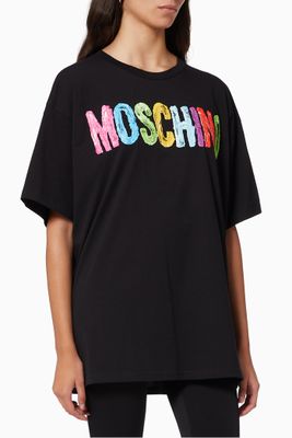 Colourful Logo T-shirt in Cotton Colourful Logo T-shirt in Cotton