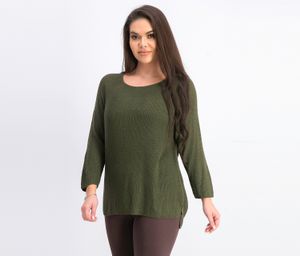 Womens Pullover Sweater  Olive