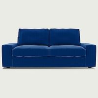 IKEA Checked Velvet KIVIK 2 Seat Sofa Cover Regular Fit With Piping Machine Washable Lightinthebox - thumbnail
