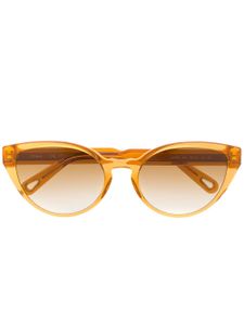 Chloé Eyewear Willow cat-eye frame sunglasses - GOLD