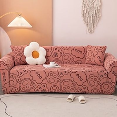 Stretch Couch Covers Sectional Sofa Cover For Dogs Pet, Farmhouse Slipcovers For Love Seat, L Shaped,3 Seater, U Shaped, Arm Chair Washable Couch Protector miniinthebox