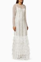 Kenzi Gown in Embellished Crepe - thumbnail