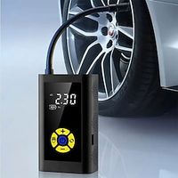 Portable Air Compressor With LED Lamp Wireless Electric Car Tire Inflator Pump for Motorcycles Bicycles  Cars Lightinthebox - thumbnail