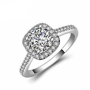 Ring Geometrical Rose Gold Gold Silver Zircon Copper Gold Plated Precious Fashion 1pc 7 8 9 / Women's / Promise Ring miniinthebox