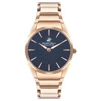 Beverly Hills Polo Club Women's Analog Display Watch & Metal Strap, Rose Gold - BP3384C.490 Beverly Hills Polo Club Women's Analog Display Watch & Metal Strap, Rose Gold - BP3384C.490