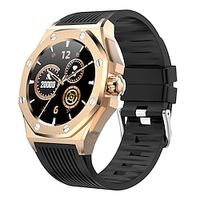Kumi GW20 Mannen Vrouwen Smart Horloge Business Smartwatch Sport Roestvrij Staal Siliconen Band Smart Horloge Waterdicht Lightinthebox - thumbnail
