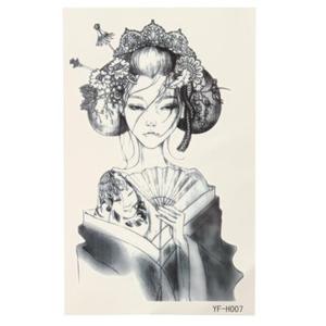 Japan Geisha Temporary Tattoo Stickers