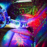 Car Interior Star Projection Lights Gypsophila Laser Lights USB Car Decoration Lights Atmosphere Lights Lightinthebox - thumbnail