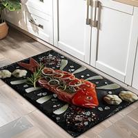 Fish Meat Doormat Kitchen Mat Floor Mat Non-Slip Area Rug Oil Proof Rug Indoor Outdoor Mat Bedroom Decor Bathroom Mat Entrance Rug Lightinthebox