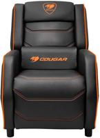 Cougar Ranger S Gaming Sofa Side Storage Pocket, Breathable PVC Leather, Headrest Lumbar Pillow, Adjustable Design, Up to 160Kg Weight Capcity - CG-CHAIR-RANGER-S-ORG