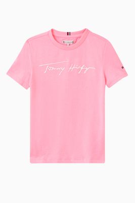 Logo Script T-shirt in Organic Jersey Logo Script T-shirt in Organic Jersey