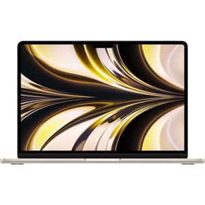 Apple MacBook Air 13-Inch Apple M2 Chip/8-Core CPU/GPU/256GB SSD - Starlight (Arabic/English)