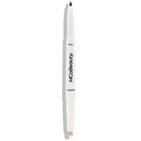 Mcobeauty Duo Brow Crayon + Highlighter Dark Brown 0.02oz Eyebrow Pencil