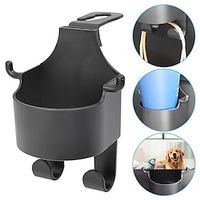 2PCS Multifunctional Car Seat Hook Holder Vehicle Mounted Water Cup Drink Holder Universal Mount Organizer Lightinthebox - thumbnail