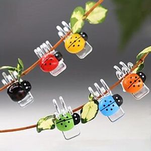 30pcsset Ladybug Orchid Clips For Plants Support - Versatile Clips For Climbing Plants, Orchids, Vines Lightinthebox
