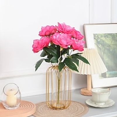 1pc Home Wedding Valentine'S Day Decorative Bouquet Simulating Peony Tree Suitable For Holiday Parties Commercial Centers Offices Restaurants And Courtyards Decoration. miniinthebox