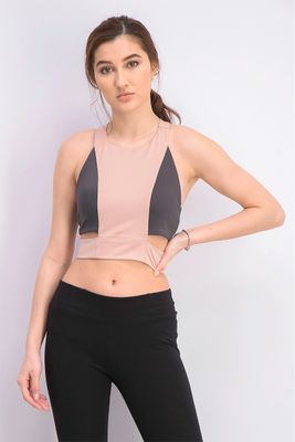 Womens Signature Crop Top Misty Womens Signature Crop Top Misty