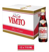 Vimto Fruit Bottle Cordial Syrup 710ml Pack of 12