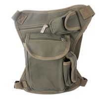 Men Canvas Waist Belt Drop Leg Bag Outdoors Thigh Fanny Pack