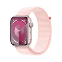Apple Series 9 GPS 41mm Pink Aluminium Case with Light Pink Sport Loop