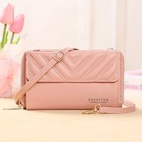 Mobile Phone Bag New Women Pu Leather Handbags Female Multifunctional Large Capacity Shoulder Bags Fashion Crossbody Bags for Ladies Phone Purse Lightinthebox - thumbnail