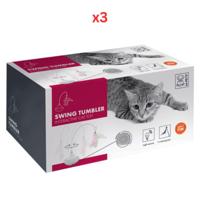 M-PETS Swing Tumbler Interactive Cat Toy (Pack Of 3) M-PETS Swing Tumbler Interactive Cat Toy (Pack Of 3)