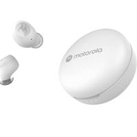 Motorola MOTO BUDS 250 - True Wireless Bluetooth Earbuds with Microphone and Wireless Charging Case - White