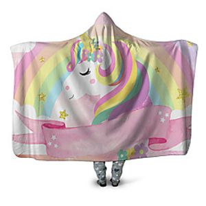 Multifunctional Blankets, Geometric  Animal Polyester Warmer Comfy Blankets Lightinthebox