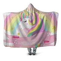 Multifunctional Blankets, Geometric  Animal Polyester Warmer Comfy Blankets Lightinthebox - thumbnail