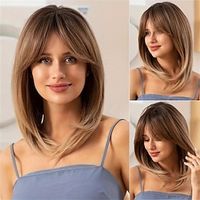 18 Inch Long Wavy Layered Hair Wigs For Women Synthetic Fiber Hair Wigs For Daily Party Halloween Wear Christmas Party Wigs Lightinthebox - thumbnail