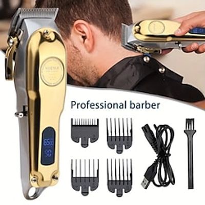 Hair Clipper Hair Shaving Accessories  Digital Display Hair Clipper Low Noise and Low Vibration Perfect For Home  Salon Use Lightinthebox