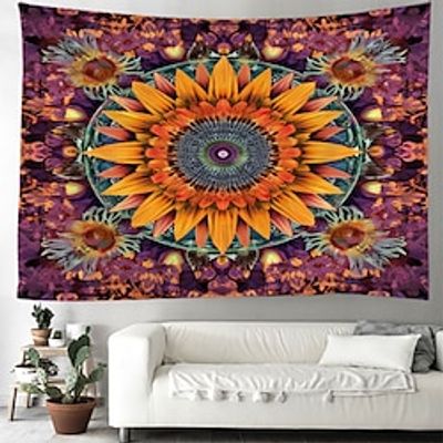 Mandala Bohemian Hanging Tapestry Wall Art Large Tapestry Mural Decor Photograph Backdrop Blanket Curtain Home Bedroom Living Room Decoration miniinthebox