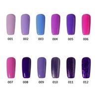 12 Colors UV Gel Polish Soak-off Nail Glue Noble Purple Charming 12ml