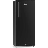 Midea 268 Liters Free Standing Single Door Refrigerator, Dark Silver - MDRD268FGE28