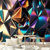 Botanical  3D Home Decoration Fluorescent Murals Dazzle Wall Covering Canvas Material Self adhesive Wallpaper Mural Wall Cloth Room Wallcovering miniinthebox - thumbnail