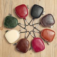 Mini Genuine Leather Coin Purse Vintage Zipper Key Wallet Simple Coin Storage Bag Lightinthebox