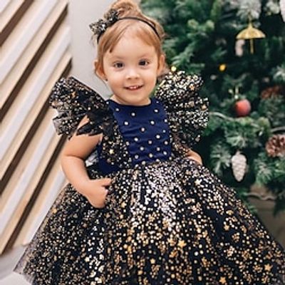 Santa Claus Mrs.Claus Christmas Dress Fancy Christmas Dress Girls' Christmas Christmas New Year Christmas Eve Kid's Party Christmas New Year Eve Polyester Dress miniinthebox