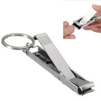 Key Ring Ultrathin Nail Clipper Pedicure Manicure Care Lightweight Cutting Compact Cutter