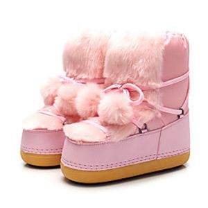 new full wool ball snow boots short boots women autumn and winter wool non-slip space boots cotton boots miniinthebox