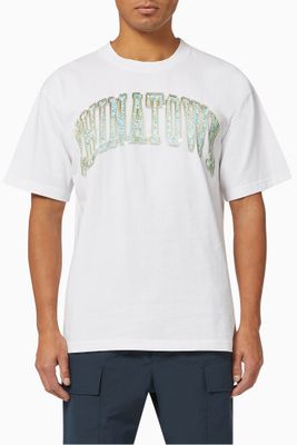 Bling Arc T-shirt in Cotton Bling Arc T-shirt in Cotton