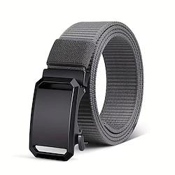 Men's Belt Outdoor Belt Waist Belt Black Blue Nylon Adjustable Heavy-Duty Plain Outdoor Daily Lightinthebox