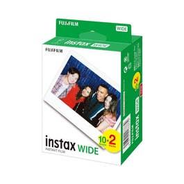 Instax WIDE Instant Film White Border, 20 Shot Pack, Suitable for All Instax WIDE Cameras and Printers, Packaging May Vary, White FJI Instax Wide2 Pack Film-WHT