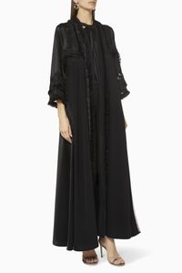 Spanish Silk Fringe Abaya
