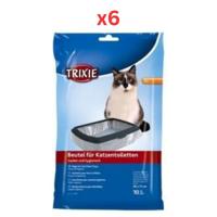 Trixie Cat Litter Liners Blue - 46X59cm (Pack of 6)