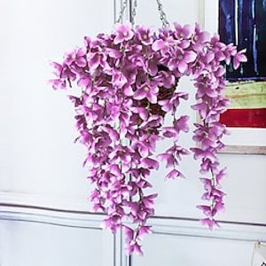 2PCS artificial flower hydrangea vine hanging flowers suitable for indoor and outdoor hanging flowers wedding party DIY decoration hanging flowers Lightinthebox