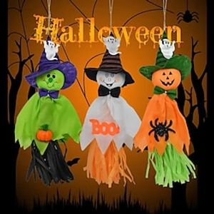 Halloween Ghost Hanging Decoration Indoor Outdoor Specter Party Ornament Utility Pendant Props Halloween Event Party Decor miniinthebox