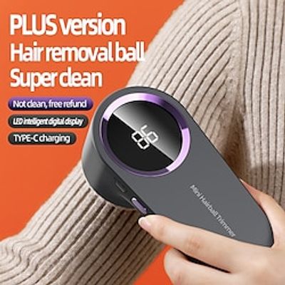 Lint Remover For Clothing Electric Fuzz Pellet Remover Rechargeable HairBall Trimmer  Fabric Shaver For Clothes Fluff Remover Lightinthebox